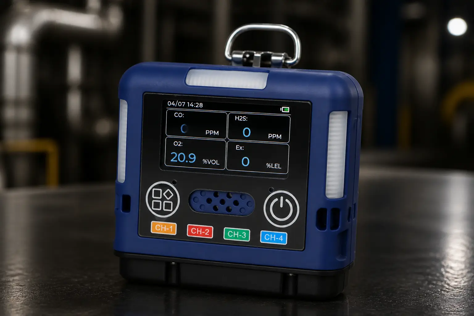Otywell G60 4-in-1 portable gas monitor product hero shot