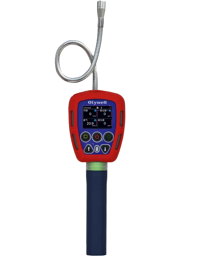 Otywell G90 portable gas detector with flexible sampling probe