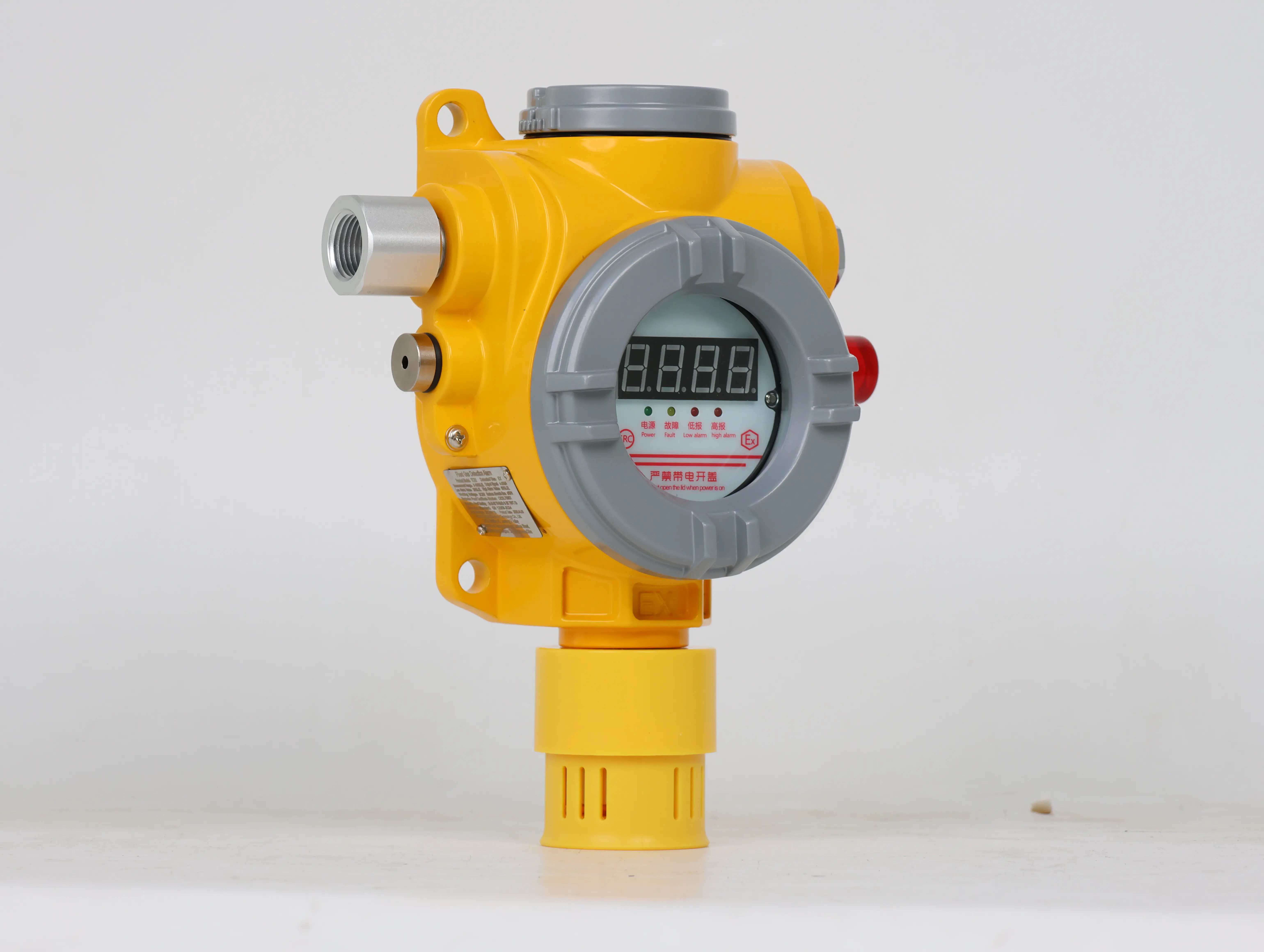 Otywell TCB2 yellow fixed point gas detector with digital display